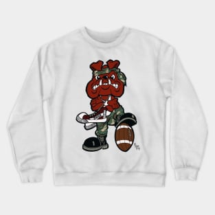 Bulldog camo Crewneck Sweatshirt